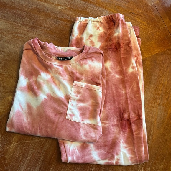 SHEIN Pants - Maternity Tie-Dye Sweatpants Set